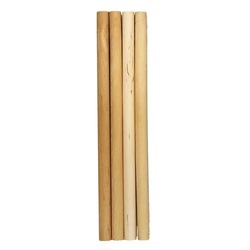 Wooden Stick 30cm x 12mm 4pcs Round Plain RAW3158